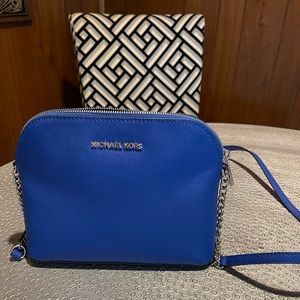 Michael Kors Electric Blue LG Dome crossbody